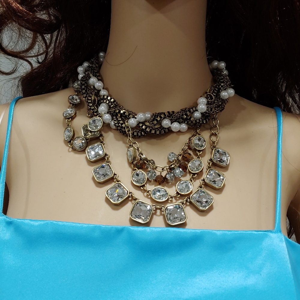 Chloe & Isabel multi strand signature torsade neck
